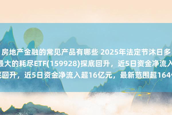 房地产金融的常见产品有哪些 2025年法定节沐日多两天，利好耗尽！范围最大的耗尽ETF(159928)探底回升，近5日资金净流入超16亿元，最新范围超164亿份！